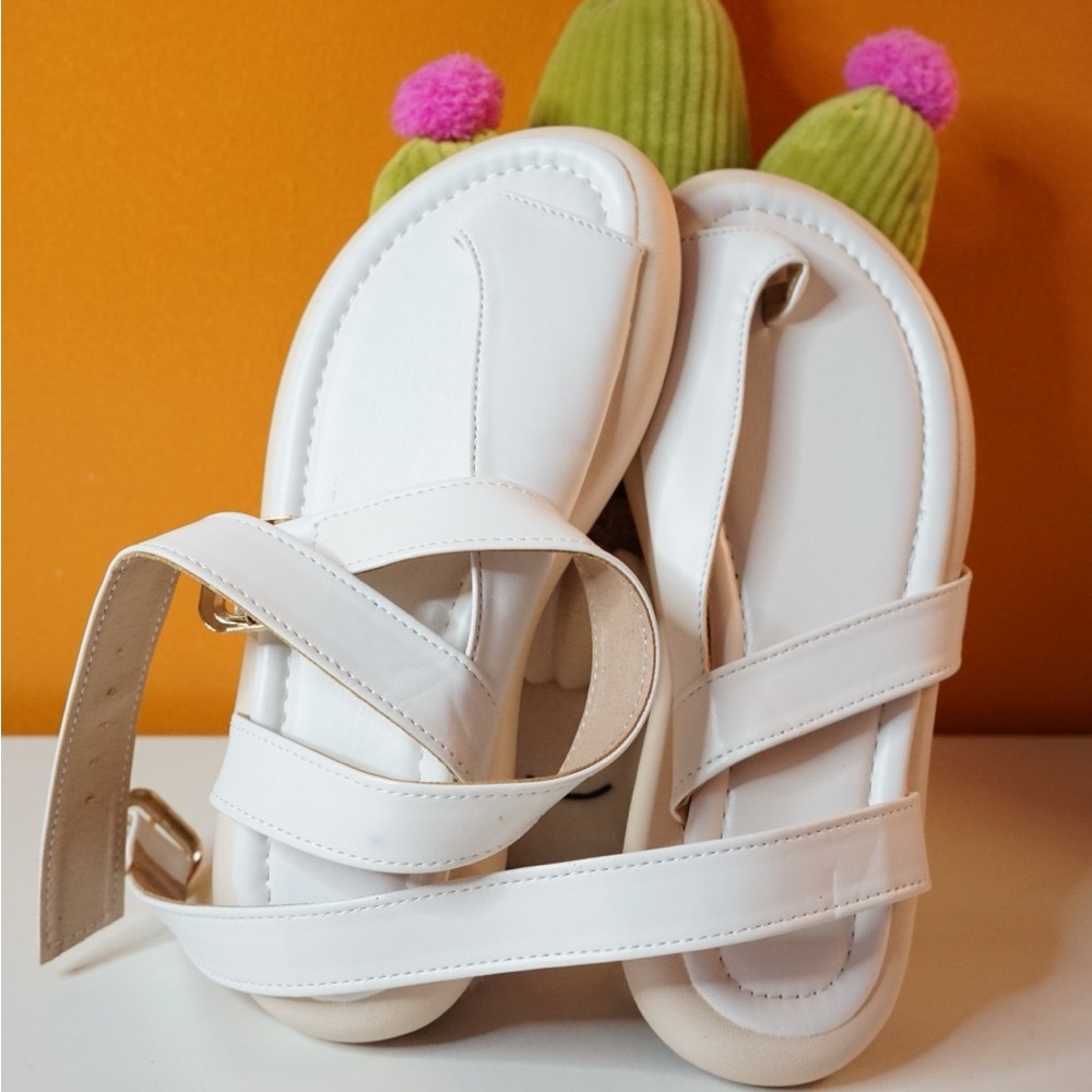 White Sandals